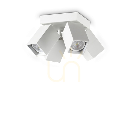 Skontrolujte Plafón Ideallux Dynamite 367446 biely 4x GU10 13,5 cm