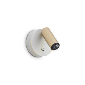 Nástenné svietidlo Ideallux ELF 347493 zlaté LED 3W ø 8,5 cm small 0
