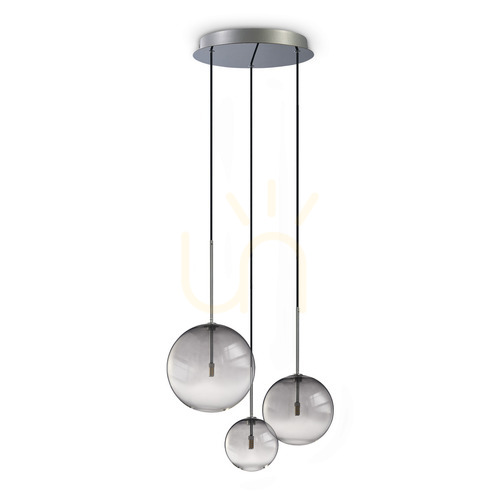 Skontrolujte Závesné svietidlo Ideallux Equinoxe 364834 chróm sklo 42 cm 3xG4