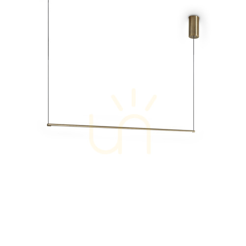 Skontrolujte Závesné svietidlo Ideallux ESSENCE 371795 mosadz LED 19W 115 cm 3000K