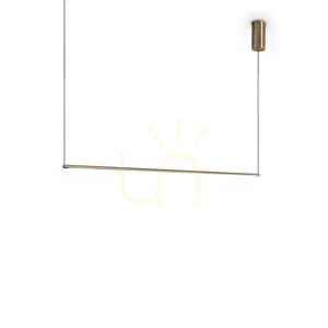 Závesné svietidlo Ideallux ESSENCE 371795 mosadz LED 19W 115 cm 3000K small 0