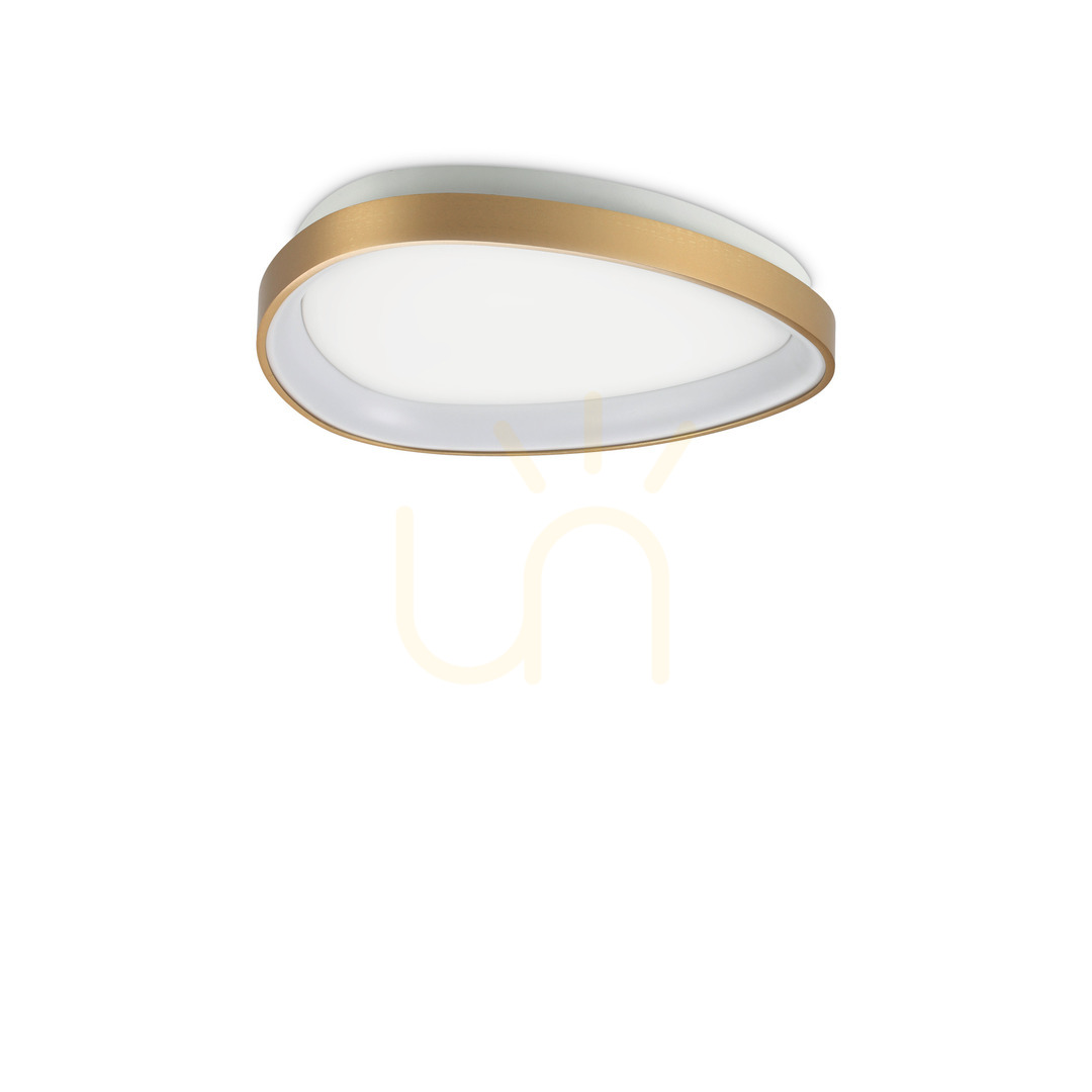 Skontrolujte Plafón Ideallux GEMINI 372051 mosadzný LED 24W 4000K 42,5 cm Plafón Ideallux GEMINI 372051 mosadzný LED 24W 4000K 42,5 cm