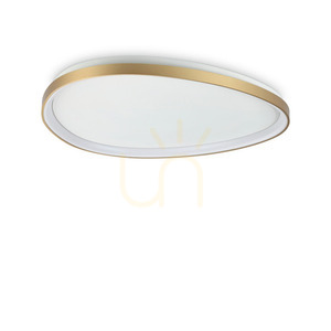 Plafón Ideallux GEMINI 372112 mosadzný LED 42W 4000K Ø81 cm small 0
