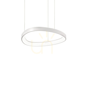 Prívesné svetlo Ideallux GEMINI 372129 biele LED 36W 4000K Ø42,5 cm small 0