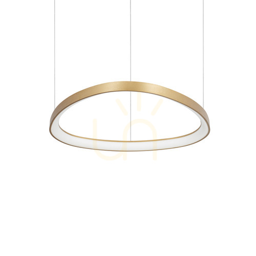 Skontrolujte Prívesné svietidlo Ideallux GEMINI 372174 mosadzné LED 47W 4000K Ø61 cm