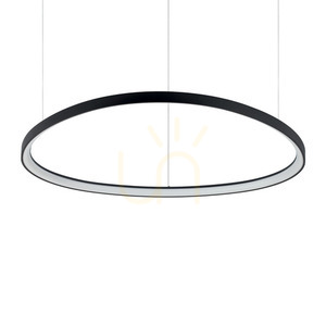 Závesné svietidlo Ideallux GEMINI 372228 čierne LED 105 cm 4000K small 0