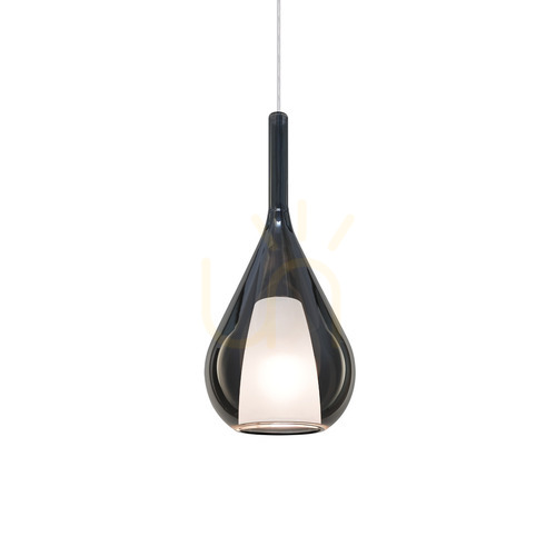 Skontrolujte Prívesné svietidlo Ideallux KALIQUE 353616 tónované sklo chróm E27 Ø18 cm