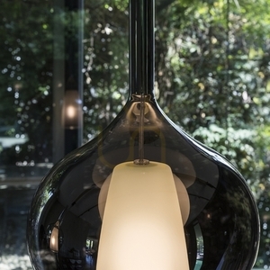 Prívesné svietidlo Ideallux Kalique 360034 transparentné sklo chróm E27 Ø18 cm small 3