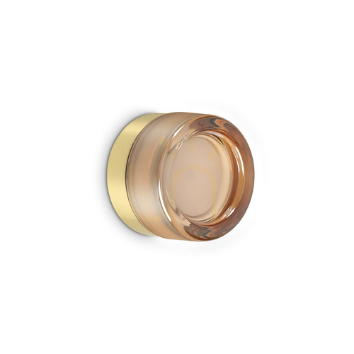 Skontrolujte Vonkajšie nástenné svietidlo Ideallux LOLLY 354637 jantárové IP44 GX53 ⌀10,5 cm
