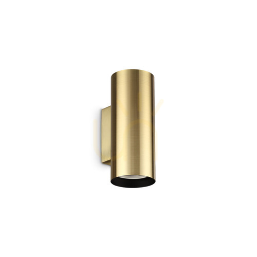Skontrolujte Nástenné svietidlo Ideallux LOOK 369990 mosadz 2x GU10 ⌀6 cm