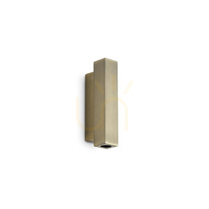 Nástenné svietidlo Ideallux LOOK 370712 mosadz 2x9W LED 3000K small 0