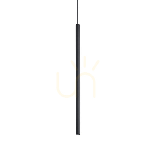 Skontrolujte Závesné svietidlo Ideallux LOOK 351636 čierne sklo a kov LED 3,5 W 3000K Ø8 cm