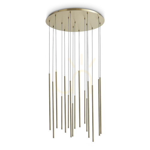 Skontrolujte Závesné svietidlo Ideallux LOOK mosadz sklo 70 cm LED 3000K 371153
