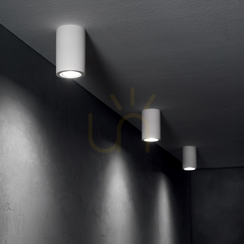 Skontrolujte Závesné svietidlo Ideallux LOOK 371436 GU10 1x28W valec sadra hliník 40 cm