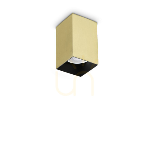 Skontrolujte Plafón Ideallux LOOK mosadzný GU10 1x28 W Ø6 cm 371481