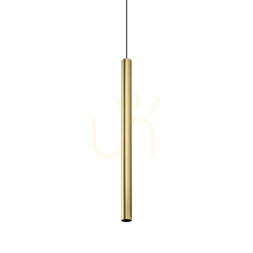 Skontrolujte Prívesné svietidlo Ideallux Look mosadz GU10 1x28 W Ø4 cm 366968