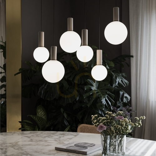 Skontrolujte Závesné svietidlo Ideallux ODEON 349220 biele LED 39W 6x ⌀88 cm