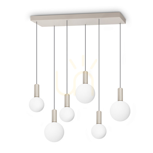 Skontrolujte Závesné svietidlo Ideallux ODEON 349220 biele LED 39W 6x ⌀88 cm
