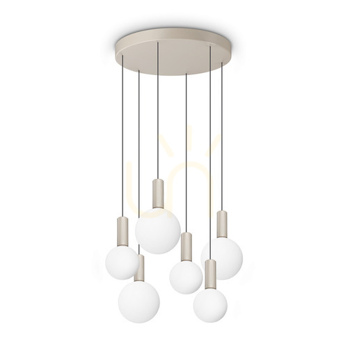 Skontrolujte Prívesné svetlo Ideallux ODEON 349237 biele LED 39W 57 cm
