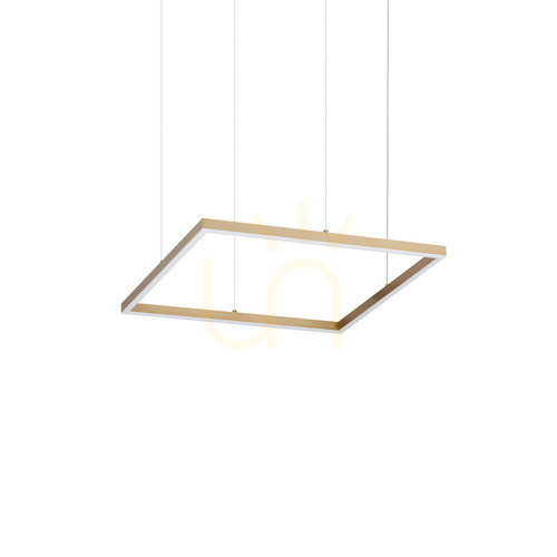 Skontrolujte Závesné svietidlo Ideallux ORACLE SLIM 370415 mosadz/čierna LED 50 cm 3000K