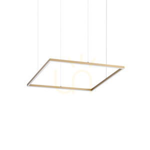 Závesné svietidlo Ideallux ORACLE SLIM 370484 mosadzné Ø70 cm LED 3000K small 0