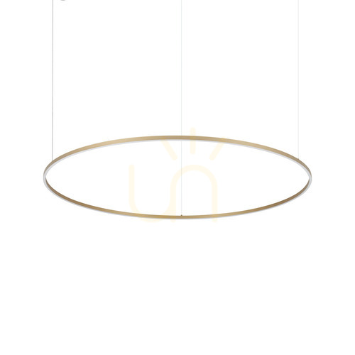 Skontrolujte Závesné LED svietidlo Ideallux Oracle Slim 370569 mosadzné 150 cm 3000K