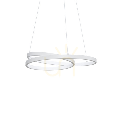 Skontrolujte Prívesné svetlo Ideallux OZ biele LED 38W 3000K Ø40 cm 352435