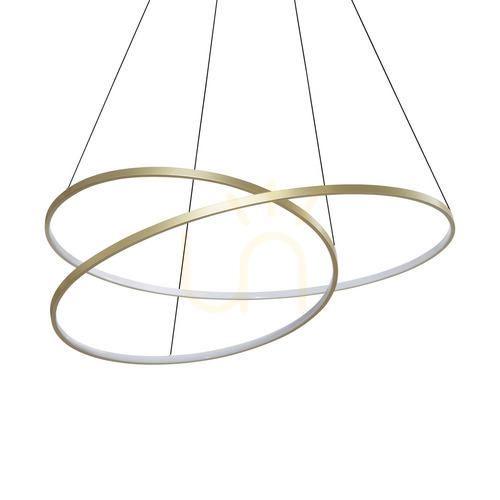 Skontrolujte Prívesné svietidlo Ideallux OZ 364926 mosadzné LED 3000K Ø100 cm