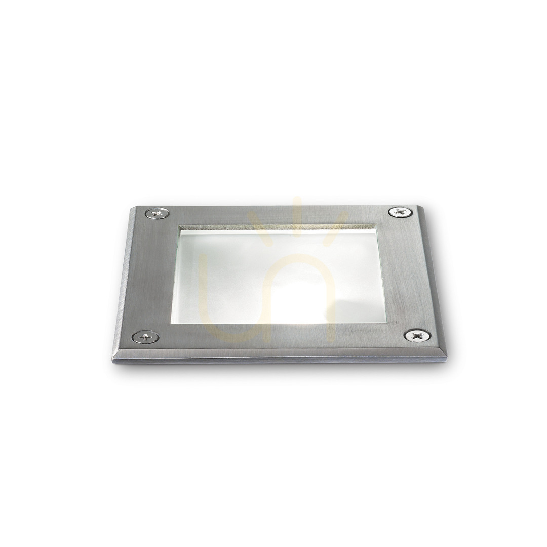 Süllyesztett lámpatest Ideallux PARK ezüst GU10 1x20W IP67 10,5 cm 351797