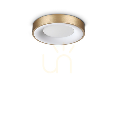 Skontrolujte Plafón Ideallux PLANET 370606 mosadzný/čierny LED 15W 30 cm