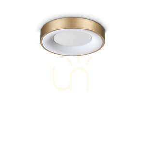 Plafón Ideallux PLANET 370606 mosadzný/čierny LED 15W 30 cm small 0
