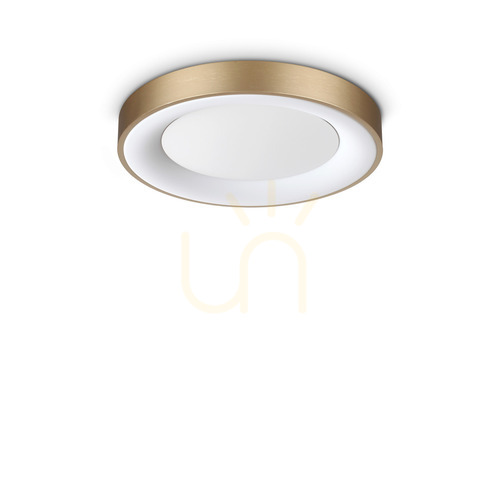 Skontrolujte Plafón Ideallux Planet 351773 mosadzný LED 20W Ø40 cm