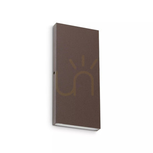 Vonkajšie nástenné svietidlo Ideallux POST-IT 369273 strieborné LED 6W IP65 small 1