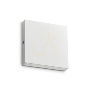 Vonkajšie nástenné svietidlo Ideallux POST-IT 335957 biele LED 3W IP65 8 cm small 0