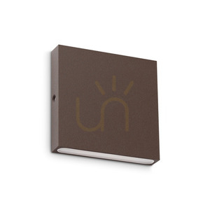 Vonkajšie nástenné svietidlo Ideallux POST-IT 335896 hnedé LED 3W IP65 8 cm small 0