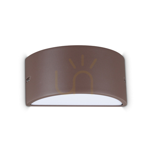 Skontrolujte Vonkajšie nástenné svietidlo Ideallux REX 370941 hnedé IP44 Ø25 cm