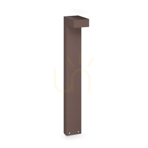 Vonkajšie stojace svetlo Ideallux SIRIO 365428 bronzové IP65 80 cm LED 13W small 0