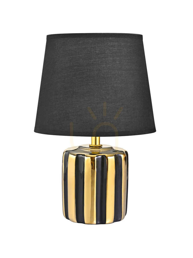 HS9143-BL Stolová lampa čierna 1xE14