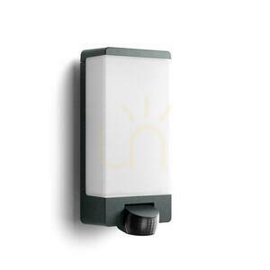 Fasádne svietidlo so senzorom pohybu a súmraku Steinel L 14 S PIR max. 60W E27 IP44 IK03 230V antracitová / nerezová oceľ small 1