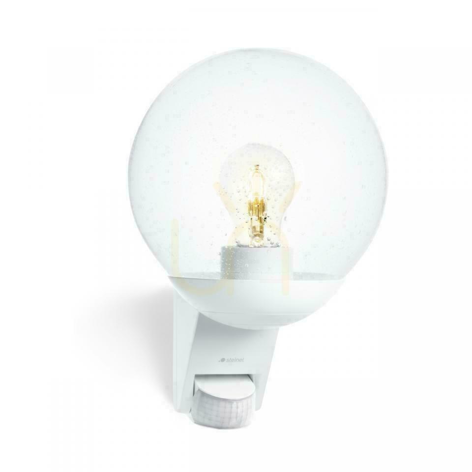 Skontrolujte Fasádne svietidlo so senzorom pohybu a súmraku Steinel L 595 S PIR max.60W E27 IP44 IK03 230V biela / sklo / plast Fasádne svietidlo so senzorom pohybu a súmraku Steinel L 595 S PIR max.60W E27 IP44 IK03 230V biela / sklo / plast