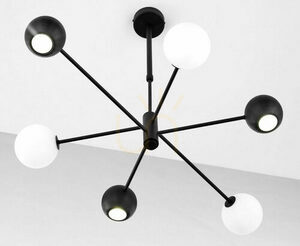 Luster MOKA čierny G9/GU10 JUPITER small 2
