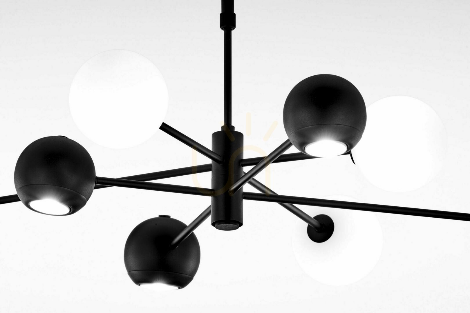 vyhliadka Luster MOKA čierny G9/GU10 JUPITER Luster MOKA čierny G9/GU10 JUPITER