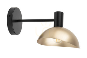 Nástenné svietidlo Sigma Artis čierne/zlaté 40570 small 0