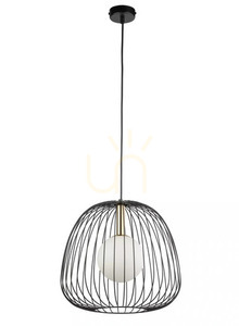 Závesná lampa Sigma BELL 1 M čierna 40727 small 1