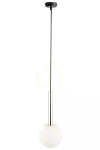 Závesná lampa Sigma DAISY 1 čierna/strieborná biela sklo SKU 40763 0 Závesná lampa Sigma DAISY 1 čierna/strieborná biela sklo SKU 40763 small 0