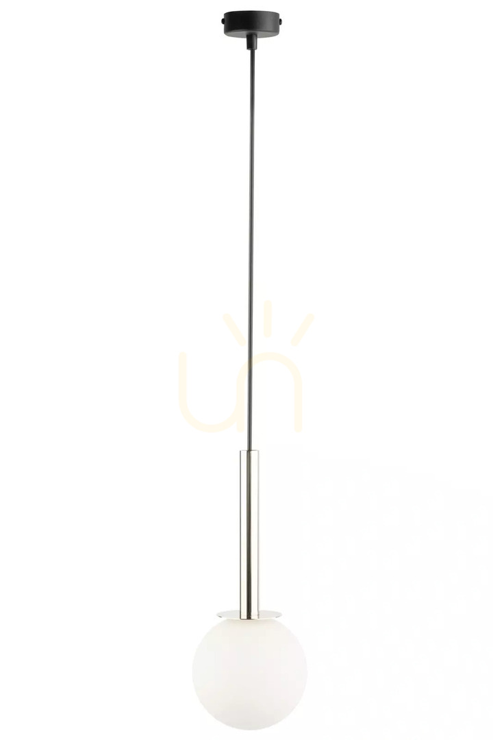 Skontrolujte Závesná lampa Sigma DAISY 1 čierna/strieborná biela sklo SKU 40763 Závesná lampa Sigma DAISY 1 čierna/strieborná biela sklo SKU 40763