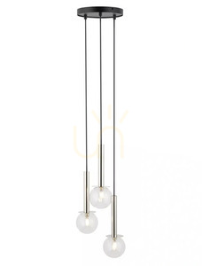 Závesné svietidlo Sigma DAISY 3 čierne/strieborné SKU 40752 0 Závesné svietidlo Sigma DAISY 3 čierne/strieborné SKU 40752 small 0
