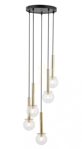Skontrolujte Závesná lampa Sigma Daisy 5 zlatá/priehľadná 40759