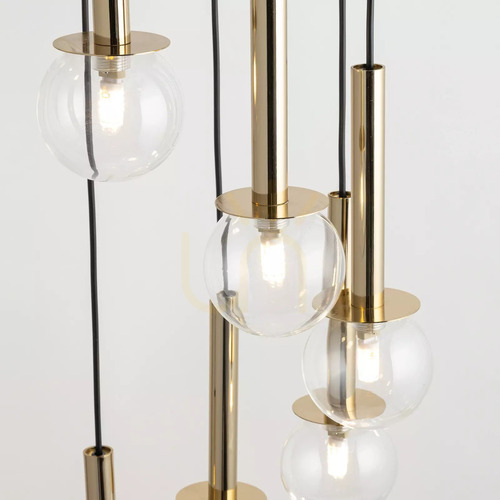 Skontrolujte Závesná lampa Sigma DAISY 7 zlatá/priehľadná 40760