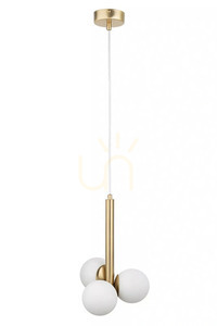 Závěsné svítidlo Sigma PERLA LUX 3 saténové zlato bílá G9 40779 small 0